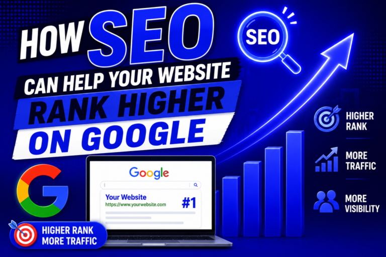 How can SEO help a website rank higher on Google?