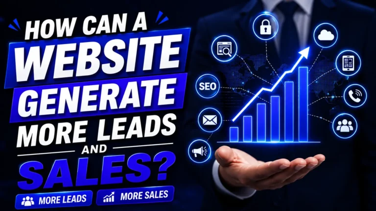 How Can a Website Generate More Leads and Sales?